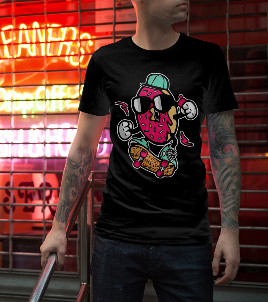 Skateboard Donut Urban T-Shirt