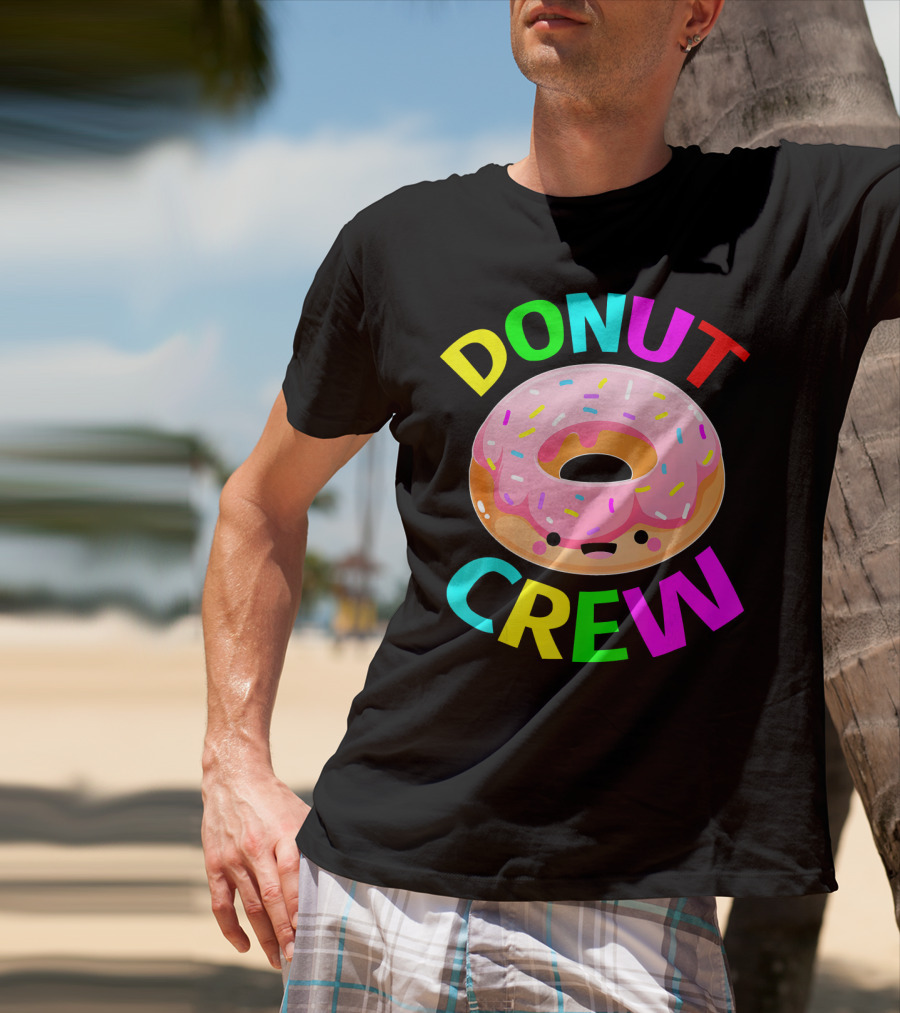 Donut Crew Birthday Celebration Party T-Shirt