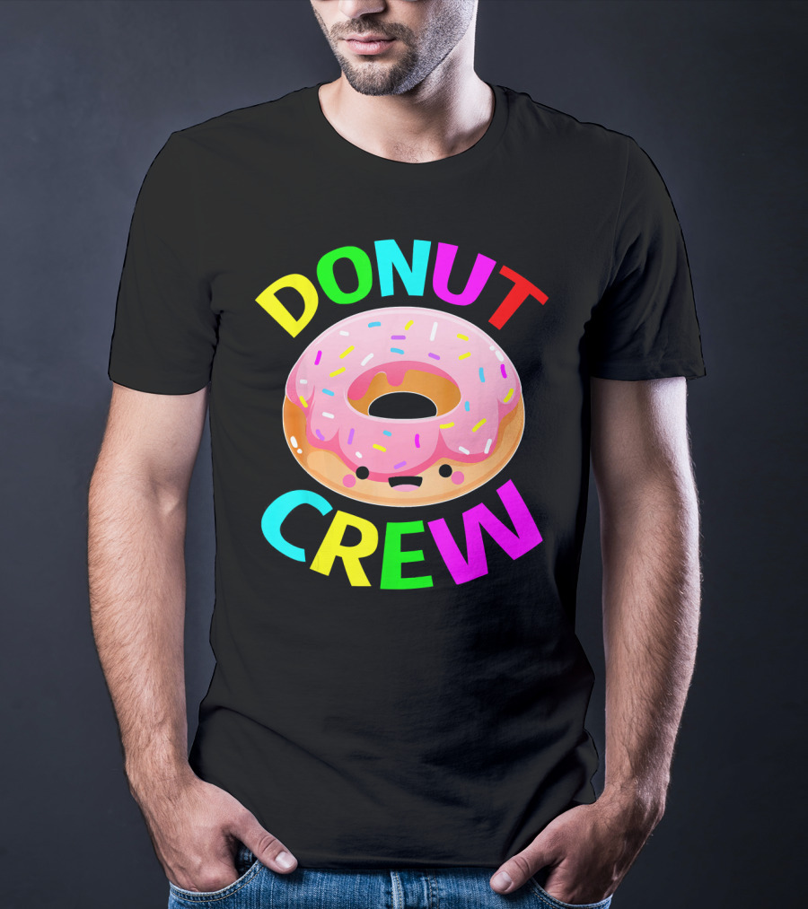 Donut Crew Birthday Celebration Party T-Shirt
