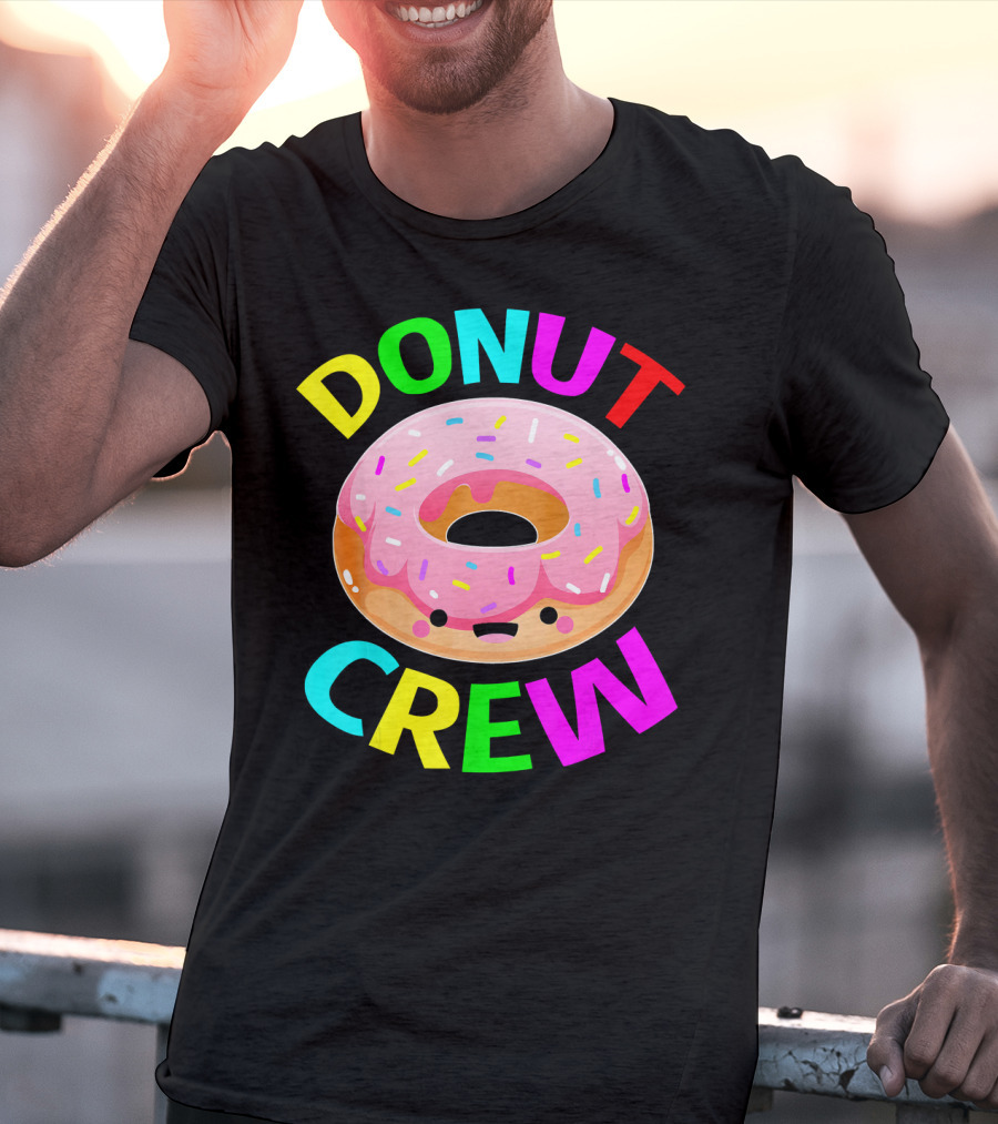 Donut Crew Birthday Celebration Party T-Shirt