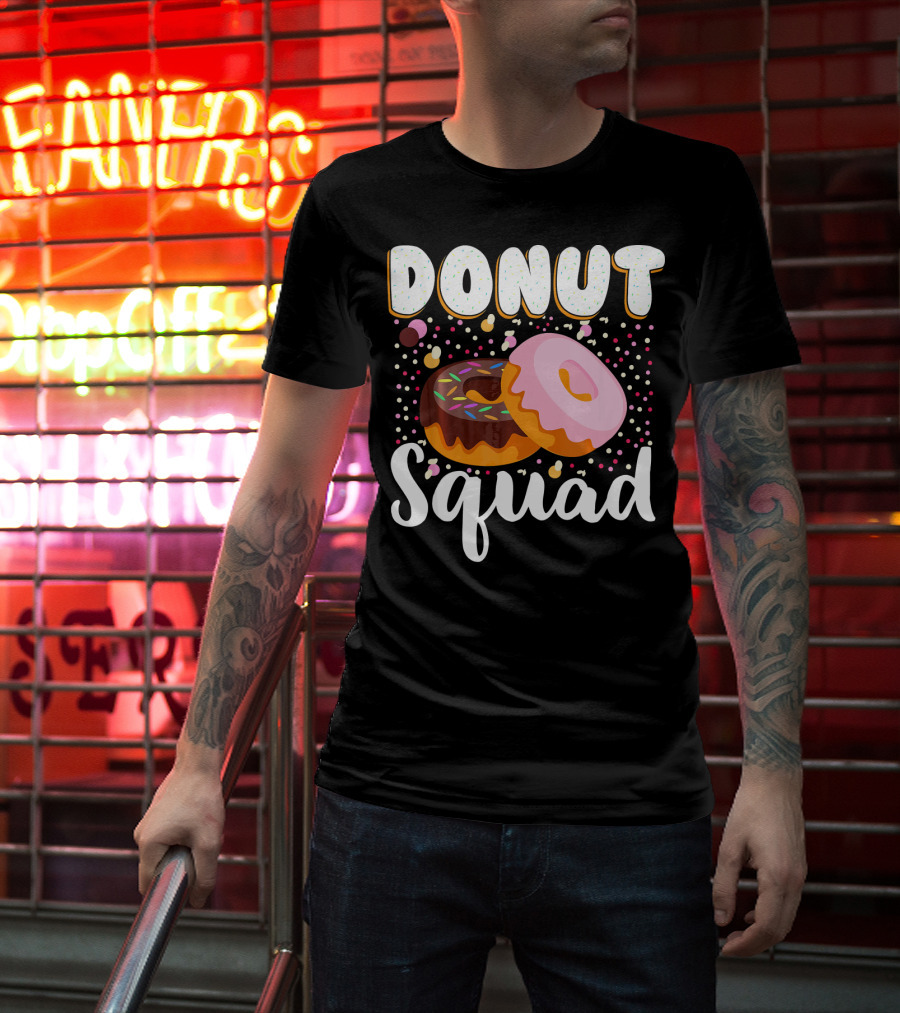 Donut Squad Funny Donut Lover Sprinkle Donut Part T-Shirt