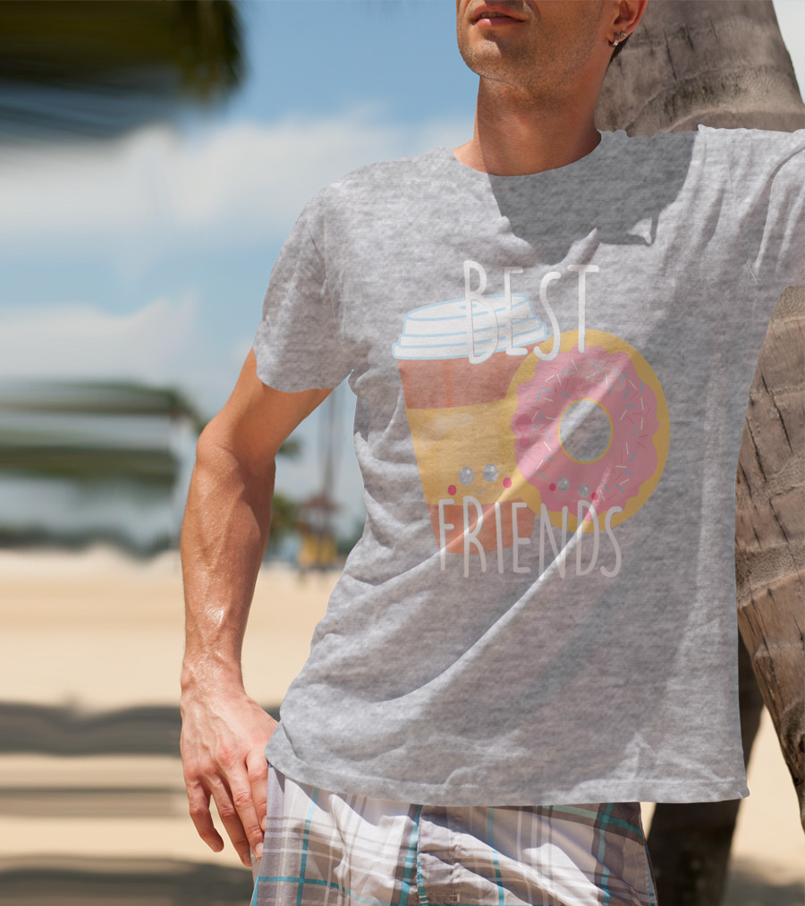 Best Friends Coffee And Donut Perfect Pairing T-Shirt