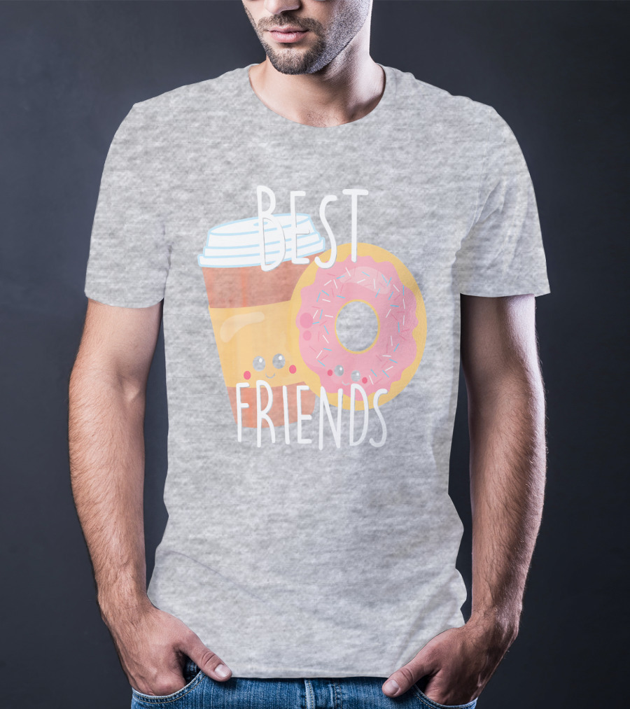 Best Friends Coffee And Donut Perfect Pairing T-Shirt