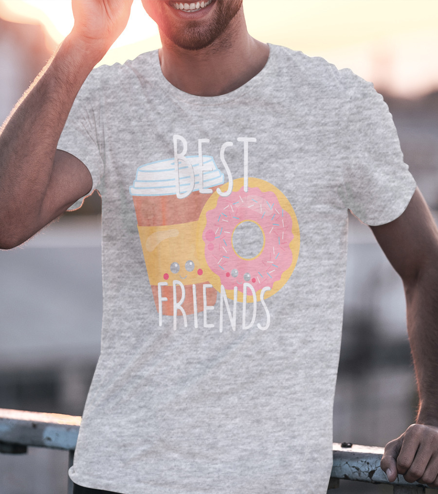 Best Friends Coffee And Donut Perfect Pairing T-Shirt