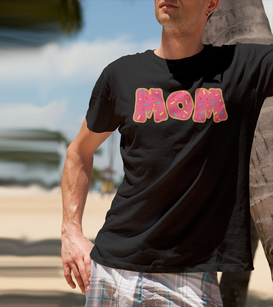 Funny Donut Sprinkle MOM T-Shirt