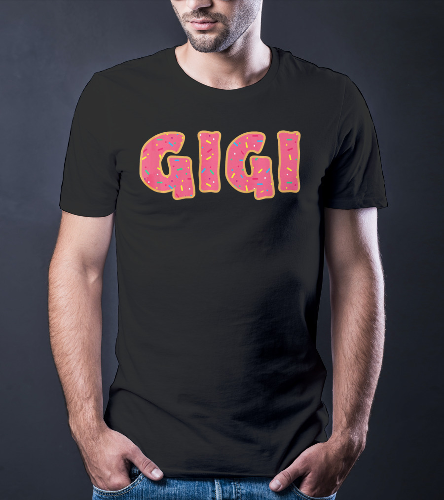 Gigi Donut Sprinkle Grandma T-Shirt