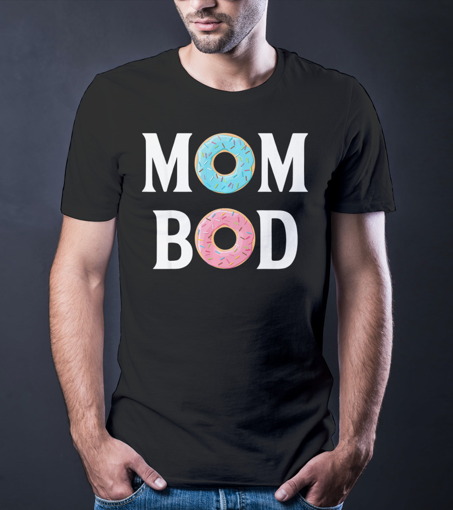 Mom Bod Donut Lover Sprinkle T-Shirt