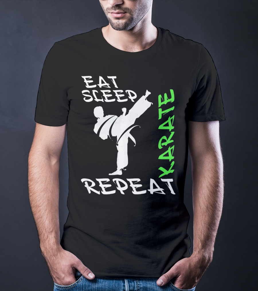 Eat Sleep Karate Repeat T-Shirt