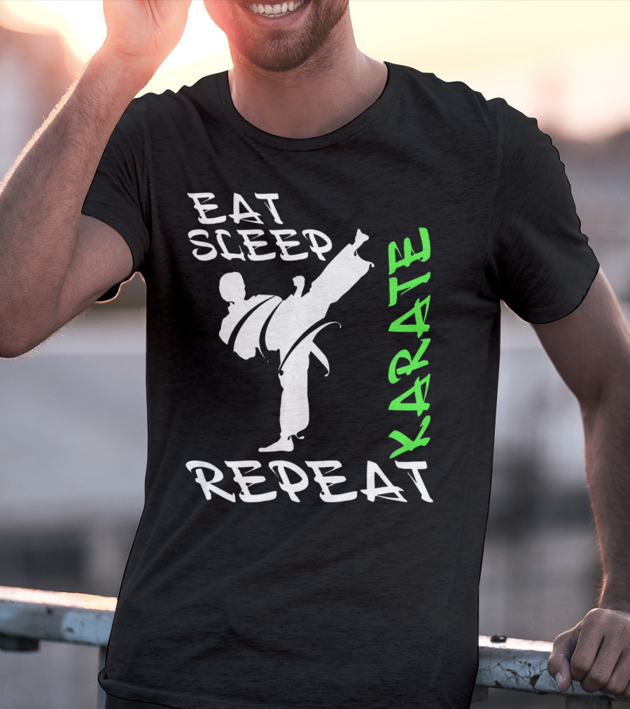 Eat Sleep Karate Repeat T-Shirt