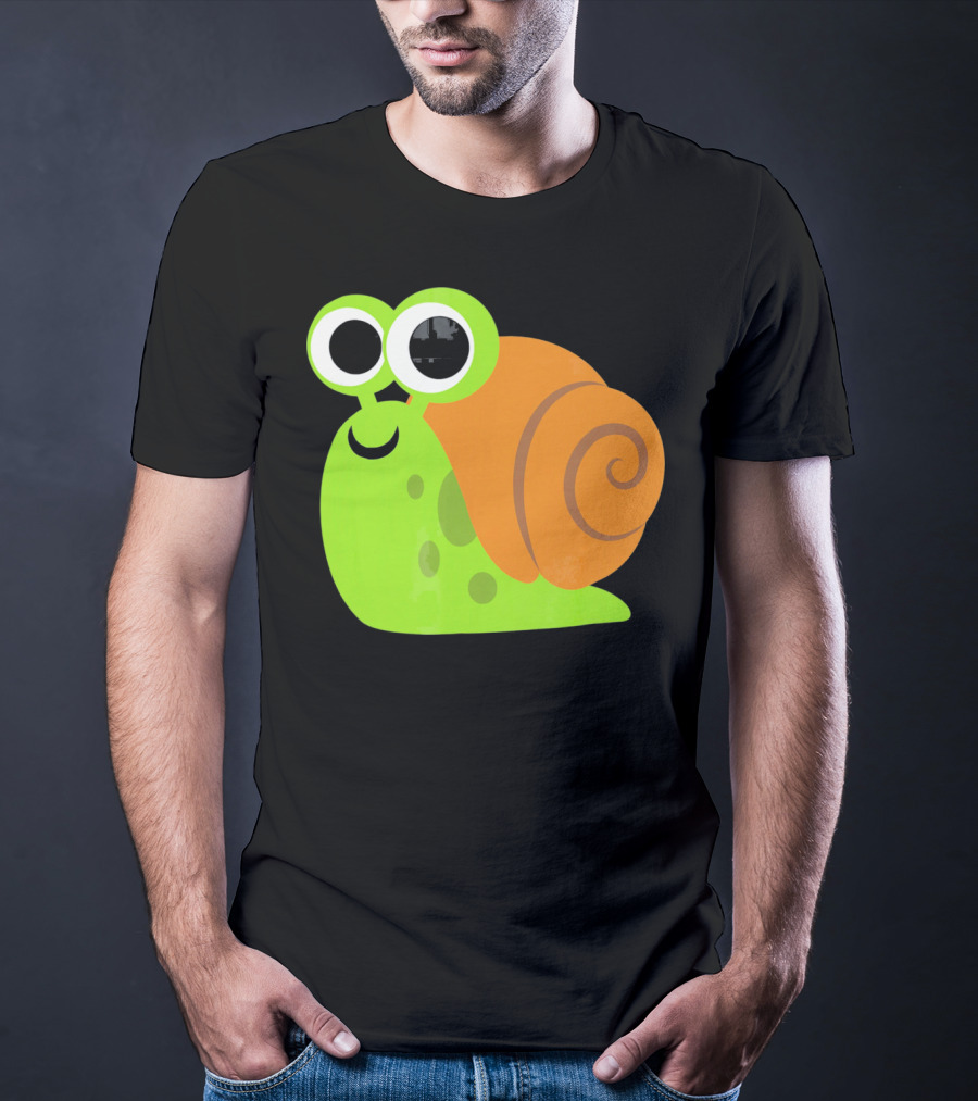 Cute Snail Emoji Lovers Shell T-Shirt