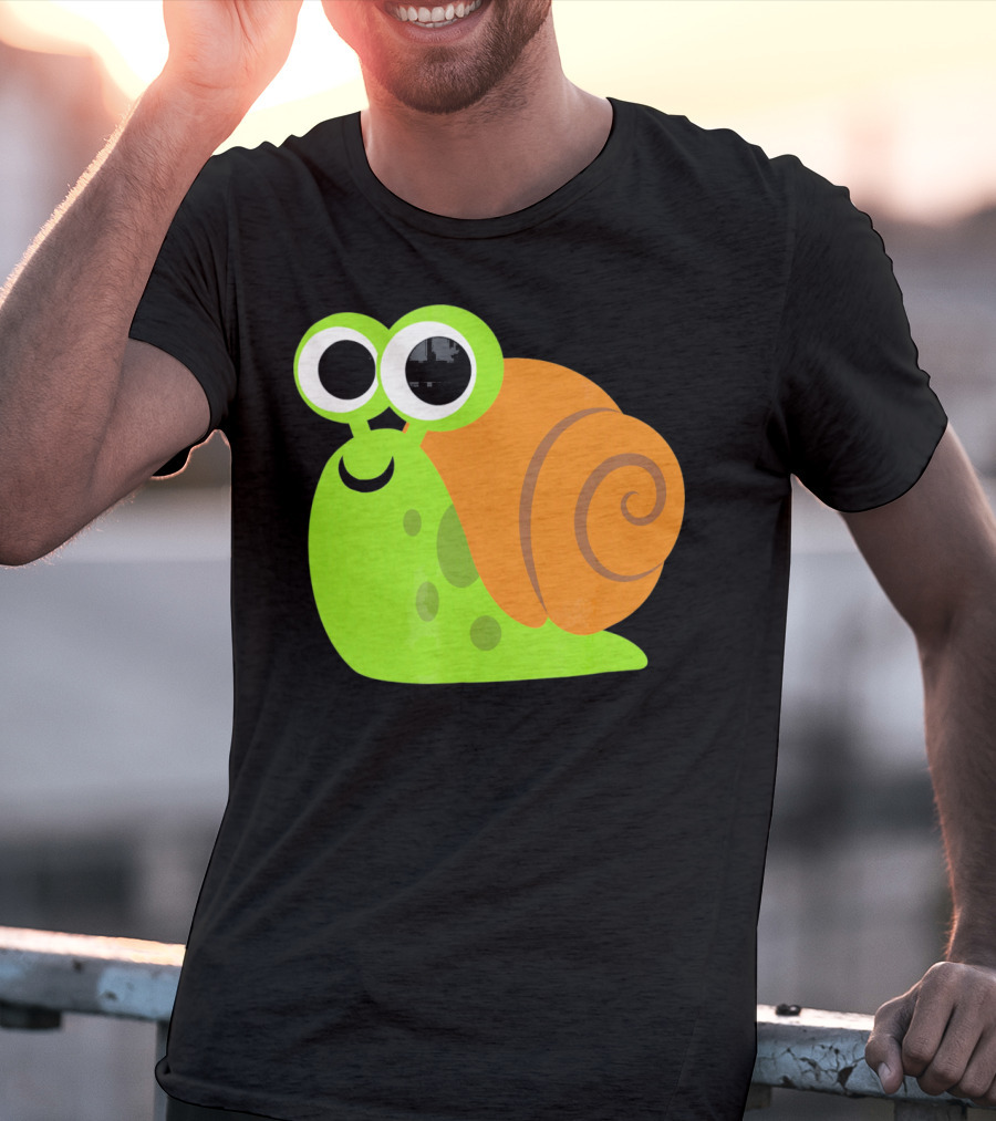 Cute Snail Emoji Lovers Shell T-Shirt