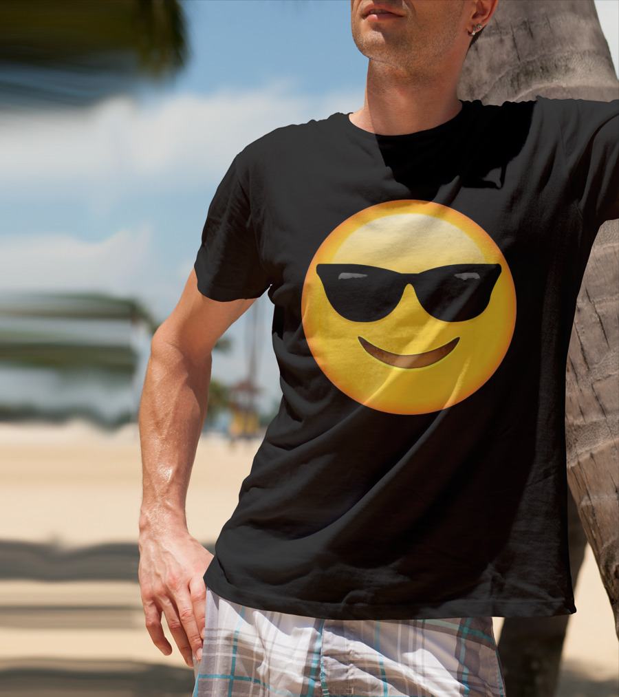 Sunglasses Emoji T-Shirt