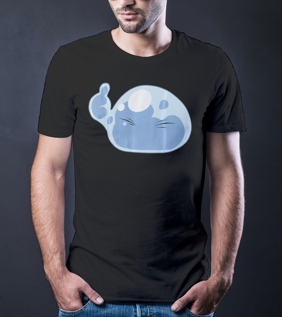 Thumbs Up Emoji Slime Anime Face T-Shirt