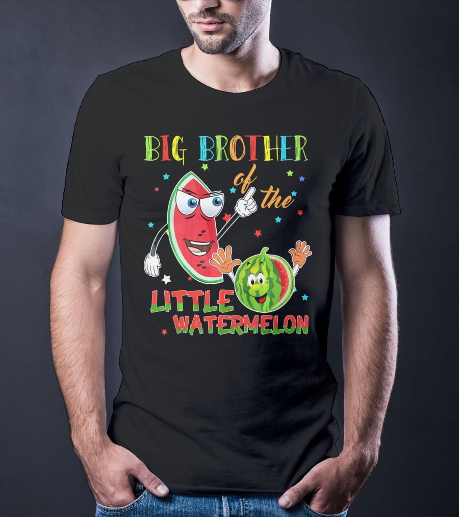 Big Brother Of The Little Watermelon Birthday T-Shirt