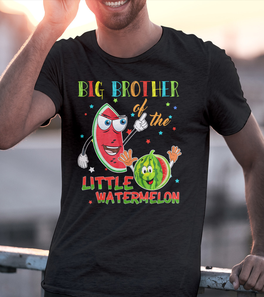 Big Brother Of The Little Watermelon Birthday T-Shirt