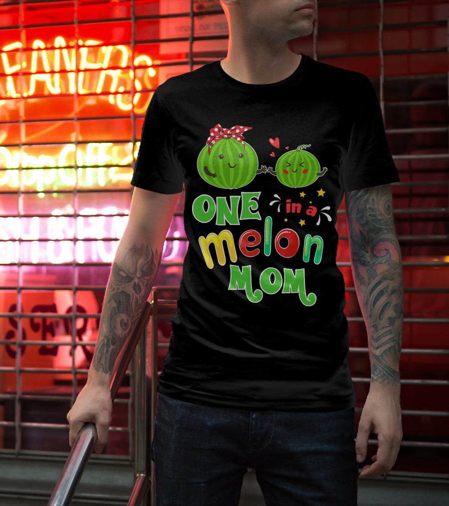 One In A Melon Mom Summer Tropical T-Shirt