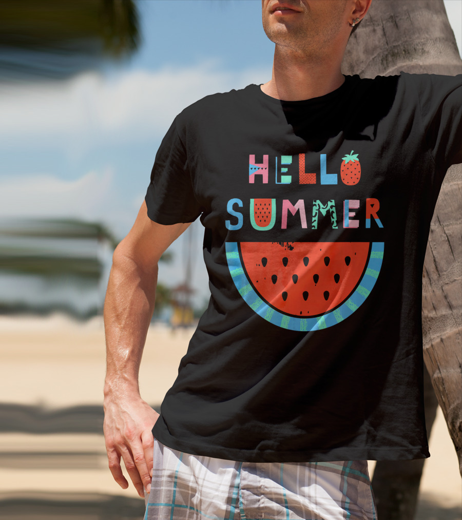 Hello Summer Fun Watermelon T-Shirt