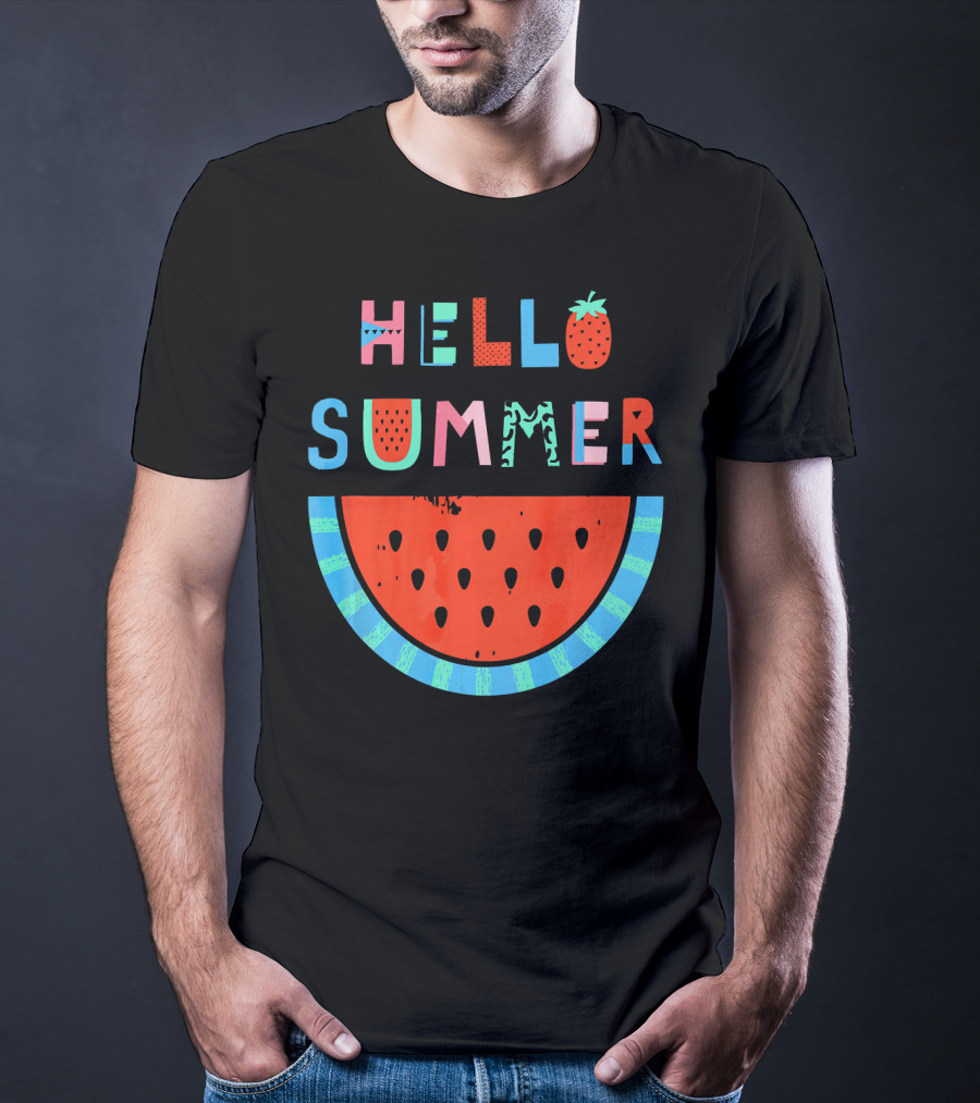 Hello Summer Fun Watermelon T-Shirt