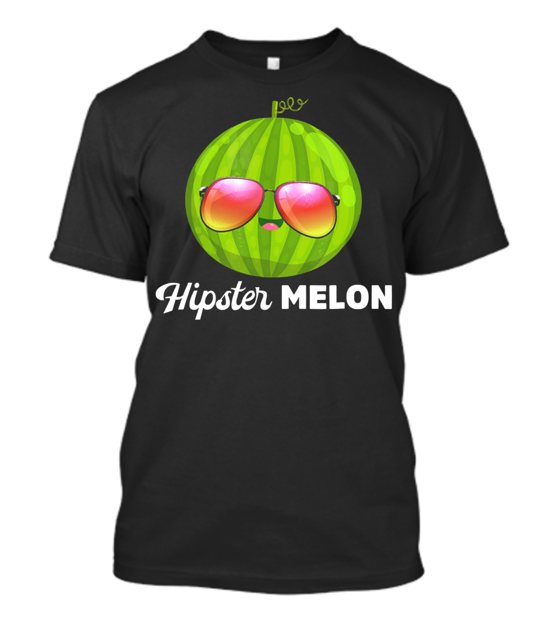 Hipster Melon Sunglasses T-Shirt