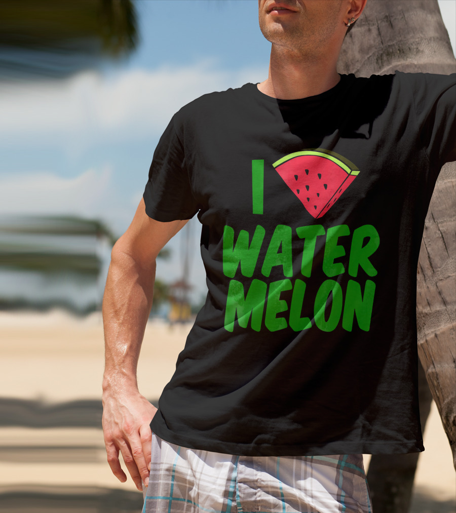 I Love Watermelon Slice Top T-Shirt