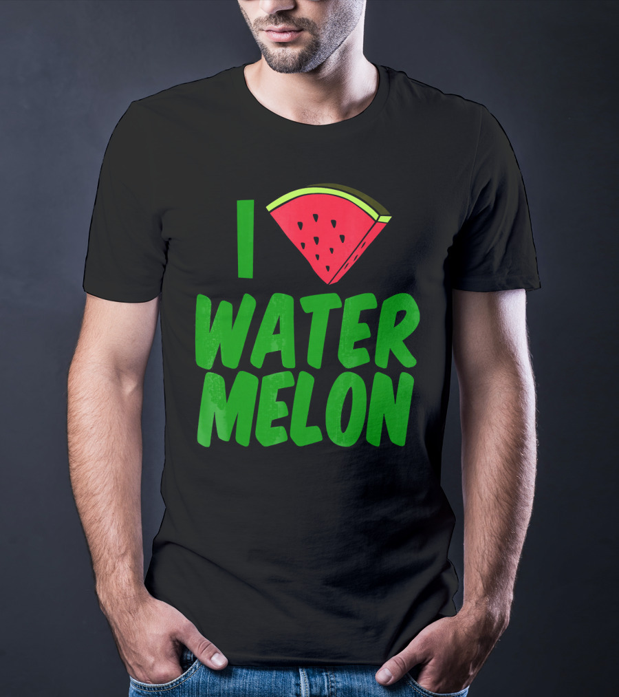 I Love Watermelon Slice Top T-Shirt