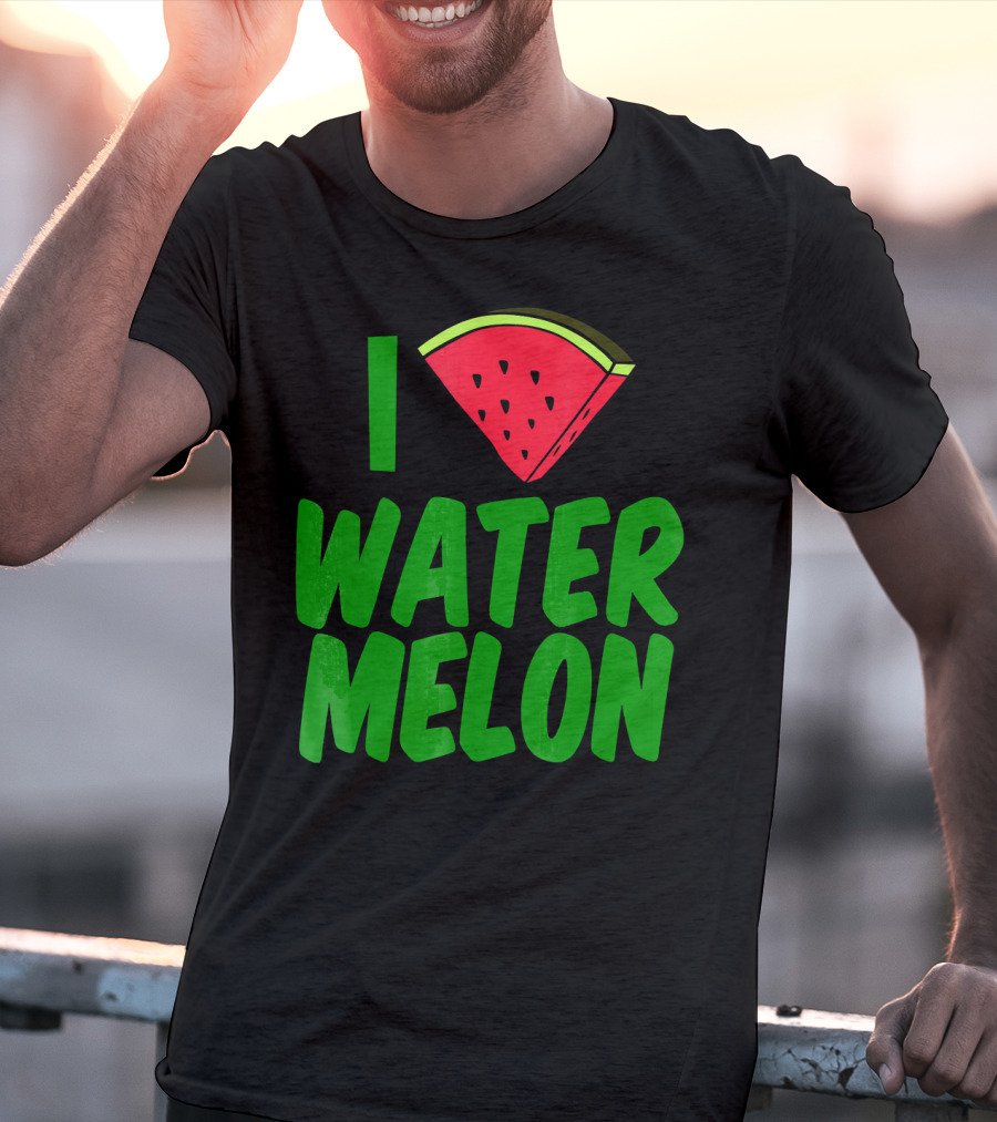 I Love Watermelon Slice Top T-Shirt