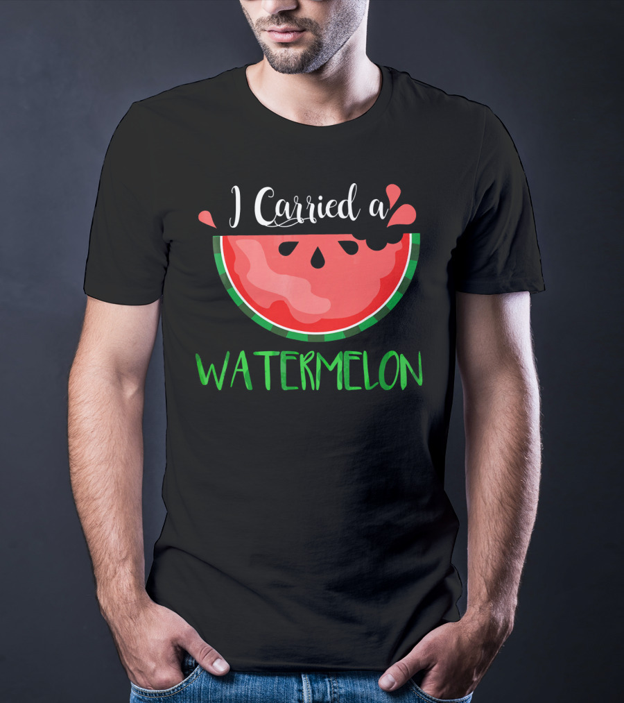 I Carried A Watermelon Funny Dancing Dirty Dancing Reference T-Shirt