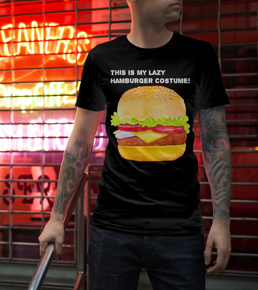 This Is My Lazy Hamburger Costume T-Shirt