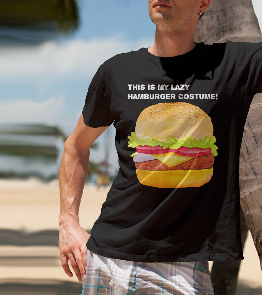 This Is My Lazy Hamburger Costume T-Shirt