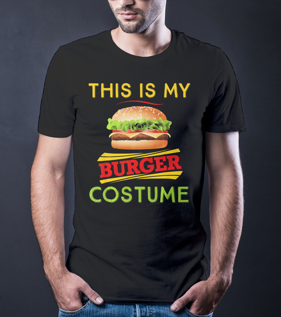 This Is My Burger Costume Halloween T-Shirt