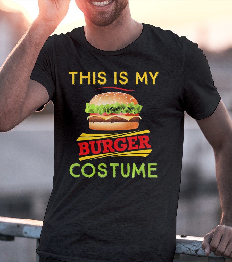 This Is My Burger Costume Halloween T-Shirt