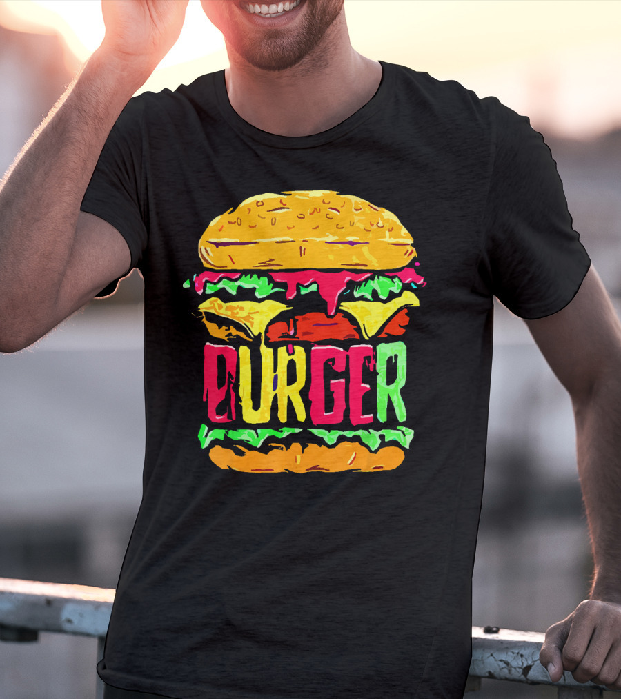 Burger Layers Giant Hamburger T-Shirt