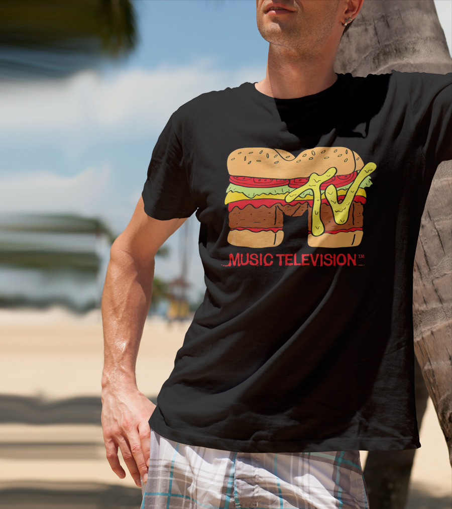 MTV Music Television Hamburger T-Shirt
