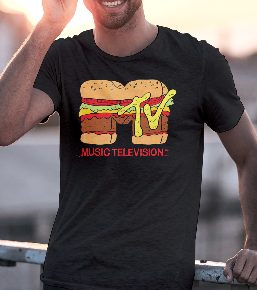 MTV Music Television Hamburger T-Shirt