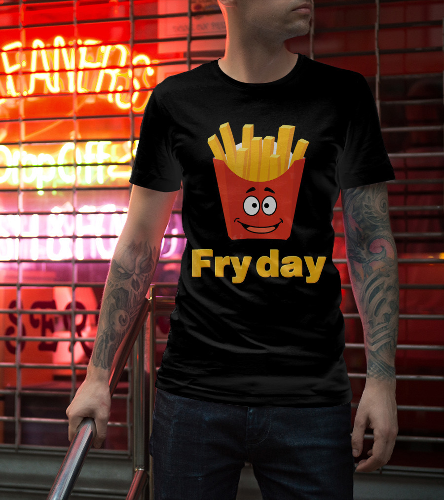 Fry Day Funny Fries Fry Day Burger Frid T-Shirt