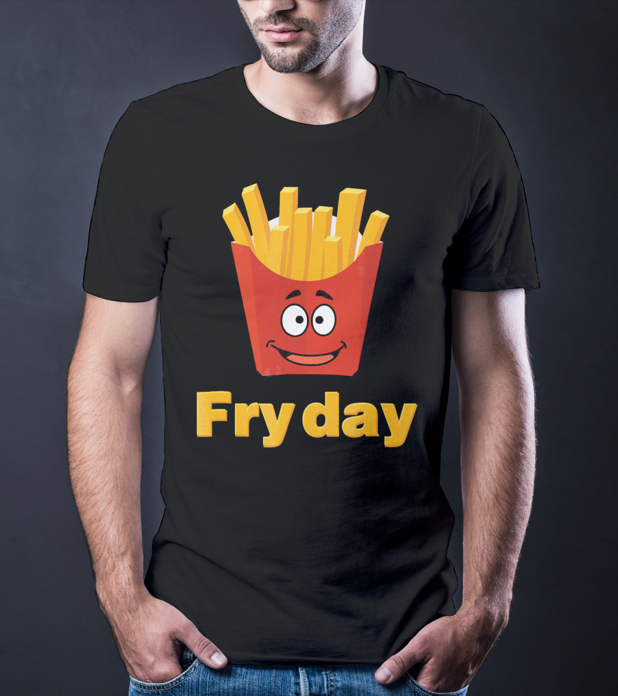 Fry Day Funny Fries Fry Day Burger Frid T-Shirt