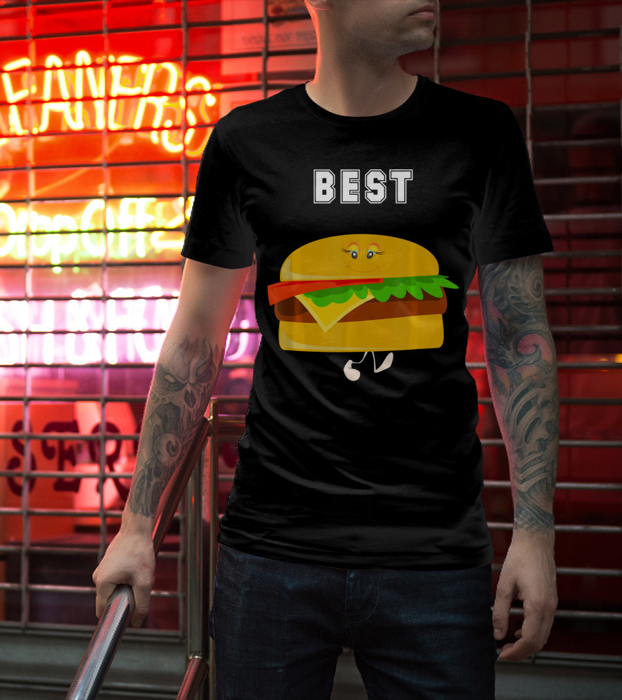 BEST Friends Matching Burger BFF T-Shirt