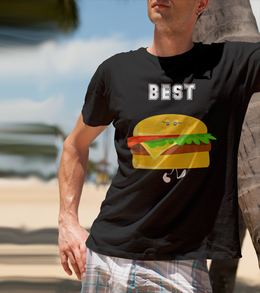 BEST Friends Matching Burger BFF T-Shirt