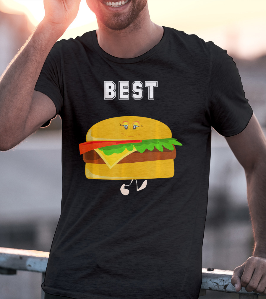 BEST Friends Matching Burger BFF T-Shirt