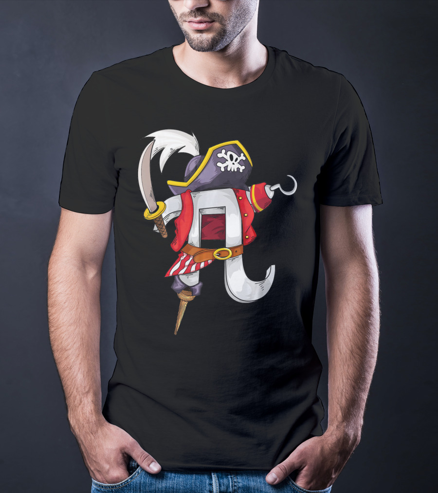 Pi Pirate Costume Cool Math Lovers T-Shirt