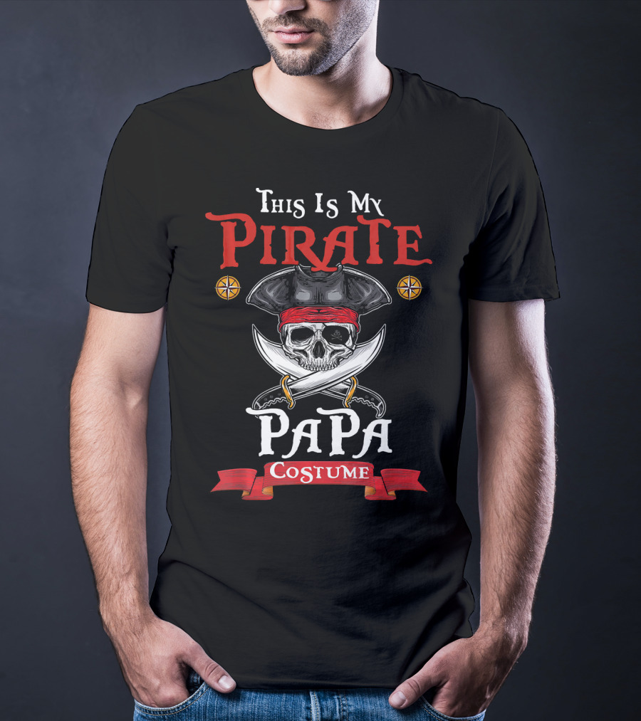 This Is My Pirate Papa Costume T-Shirt