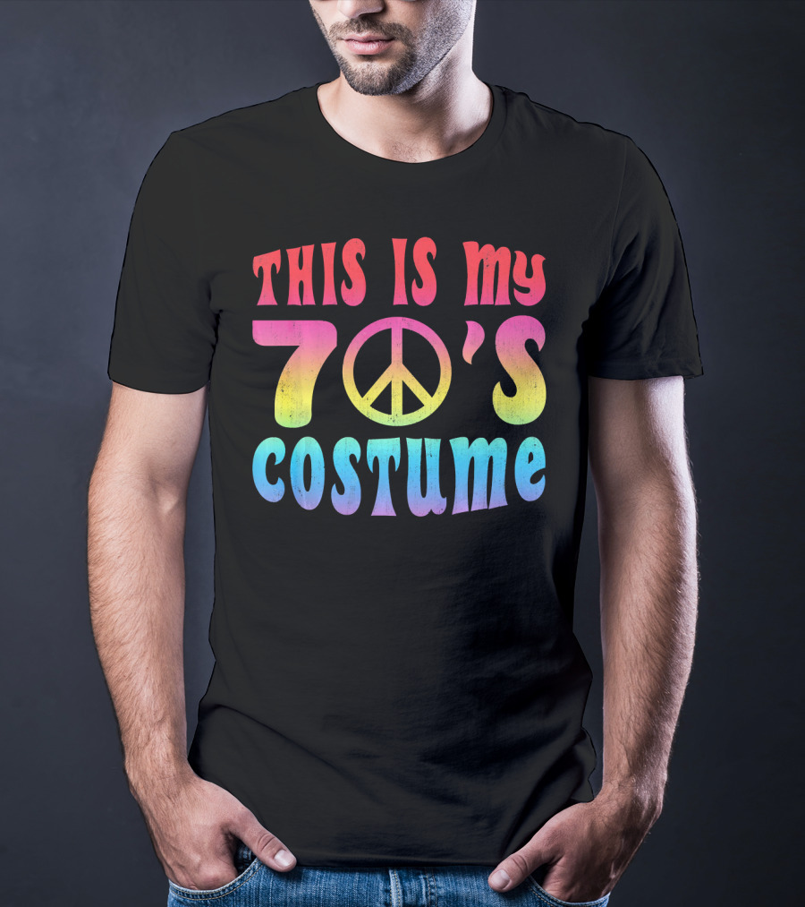 This Is My 70's Peace Sign Costume T-Shirt