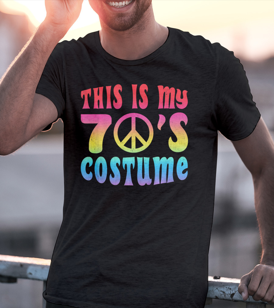 This Is My 70's Peace Sign Costume T-Shirt
