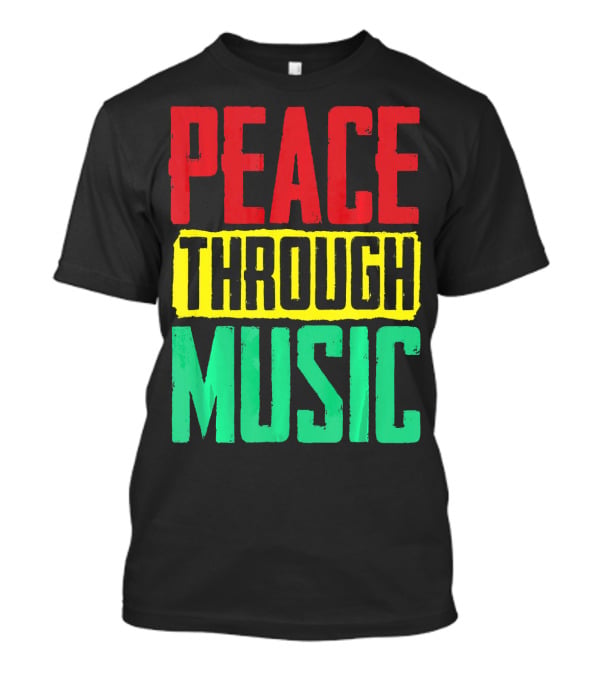 Peace Through Music Reggae Concert T-Shirt