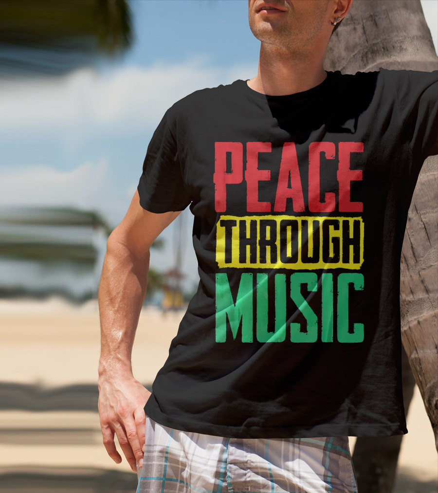 Peace Through Music Reggae Concert T-Shirt