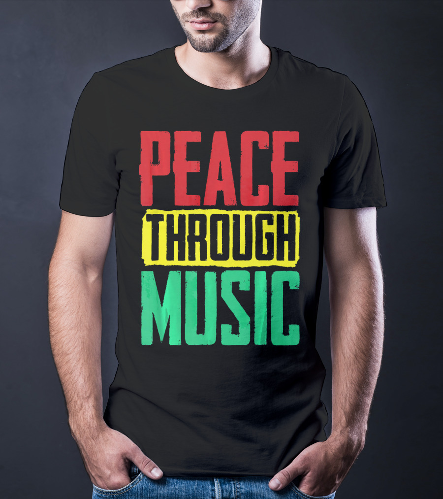 Peace Through Music Reggae Concert T-Shirt