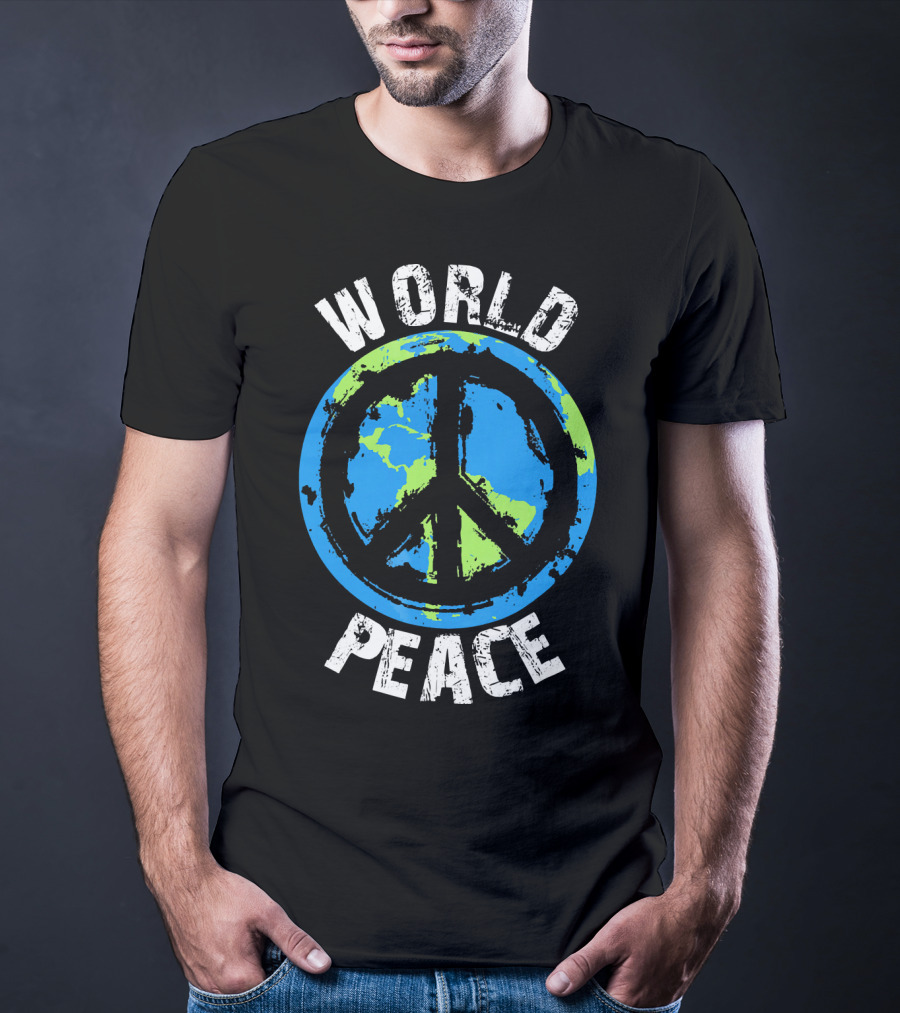 World Peace Global Peace Earth T-Shirt