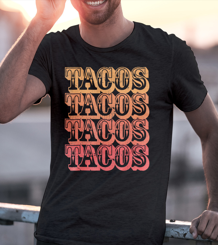 Tacos Retro Taco Vintage Taco T-Shirt