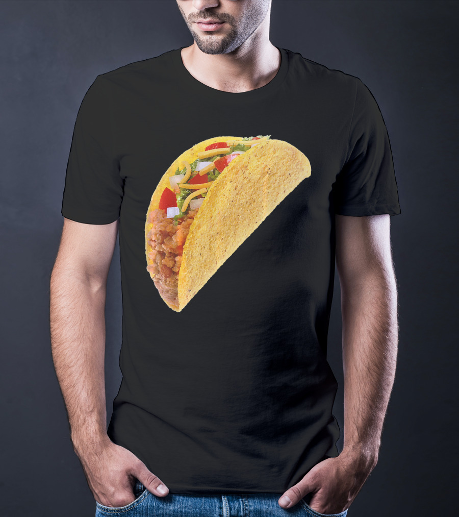 Taco Costume Mexican Food Hard Shell Taco T-Shirt