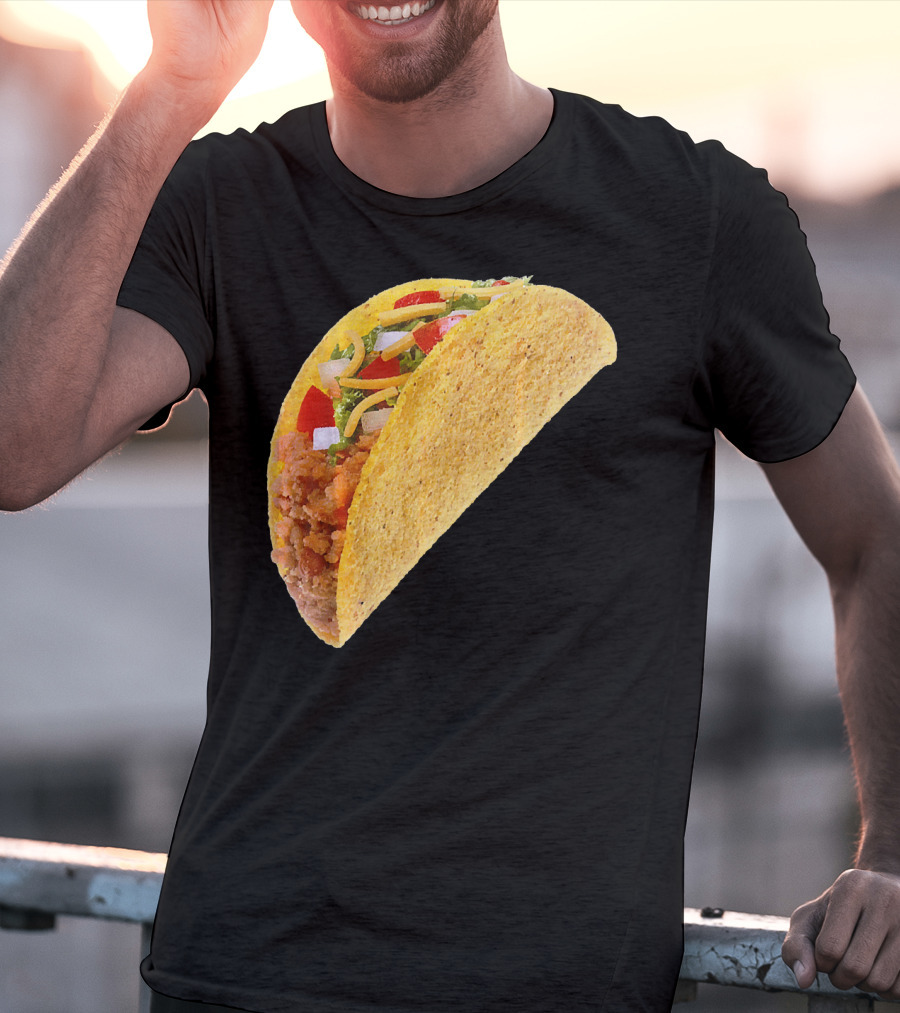 Taco Costume Mexican Food Hard Shell Taco T-Shirt